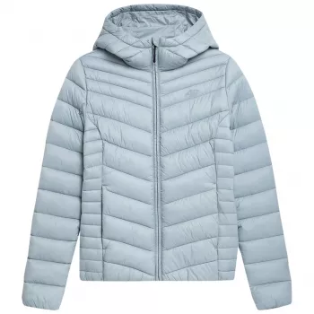 Women's Down Jacket 4F F095 Light Blue Size S