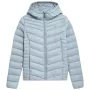 Women's Down Jacket 4F F095 Light Blue Size S