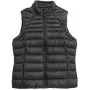 Women's Down Vest 4F F091 Deep Black 4FSS23TDJAF091 20S