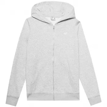 Women's Sweatshirt 4F F0956 Cool Light Gray Melange Size M