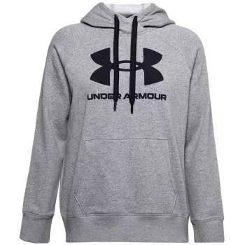 Women's Under Armour Rival Fleece Logo Hoodie Mod Gray