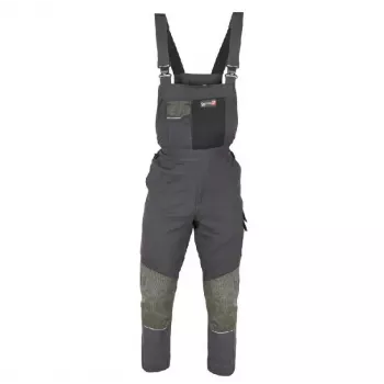 Work Bib Pants WH680 Graphite Pink S - Durable Work Trousers with Knee Pad Pockets