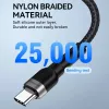 Wozinsky 1 m USB-C to USB-C Cable 60W PD Fast Charging & Data Sync Black