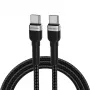 Wozinsky 1 m USB-C to USB-C Cable 60W PD Fast Charging & Data Sync Black