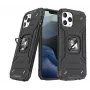 Wozinsky Apple iPhone 12 Pro Max Ring Armor Case with Kickstand - Tough Rugged Cover, Black