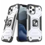 Wozinsky Apple iPhone 13 Pro Ring Armor Case Kickstand Tough Rugged Silver