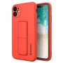 Wozinsky Apple Kickstand Case Flexible Silicone iPhone 11 Red