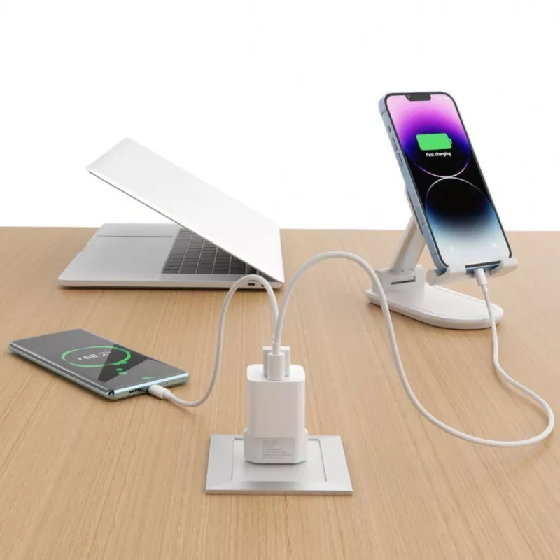 Wozinsky CMWCW 20W USB-C / USB-A Wall Charger - White