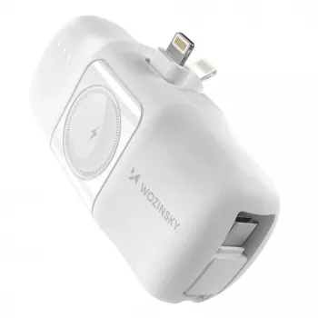 Wozinsky White Lightning (male) - 1m USB-A to Lightning Cable, White
