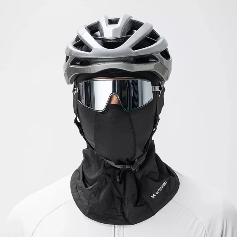 Wozinsky WKM-01B Motorcycle/Bicycle Balaclava Face Mask, Black
