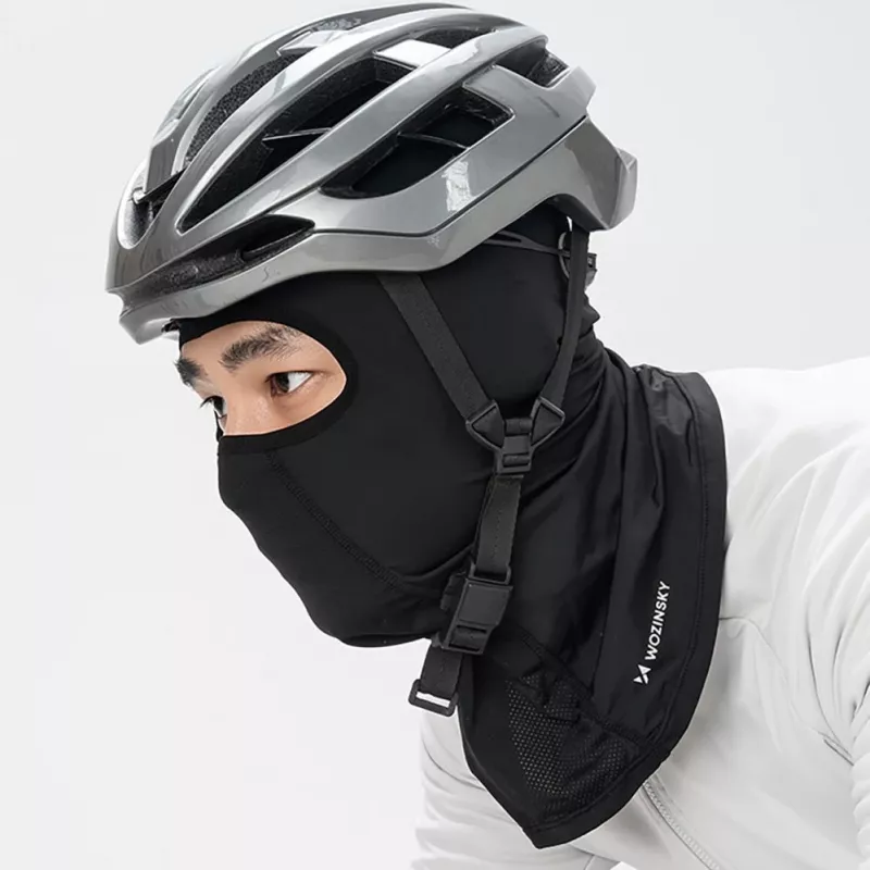 Wozinsky WKM-01B Motorcycle/Bicycle Balaclava Face Mask, Black