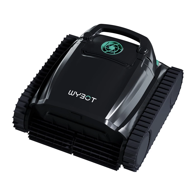 WYBOT M2 Wireless Robotic Pool Cleaner with Wall & Waterline Climbing, 180 Min Runtime, 7800mAh Battery, App Control, for In-Ground & Above-Ground Pools up to 200 m²