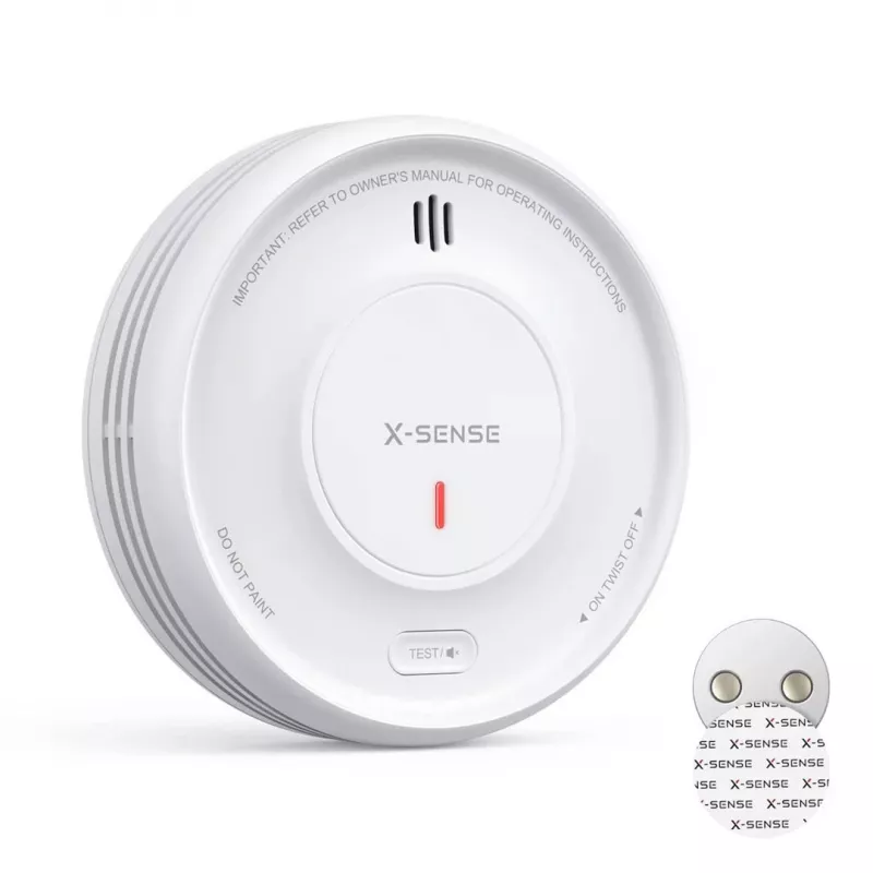 X-Sense XS0D-MR61 Interconnected Photoelectric Smoke Alarm with Gateway, App-Compatible, 10-Year Battery