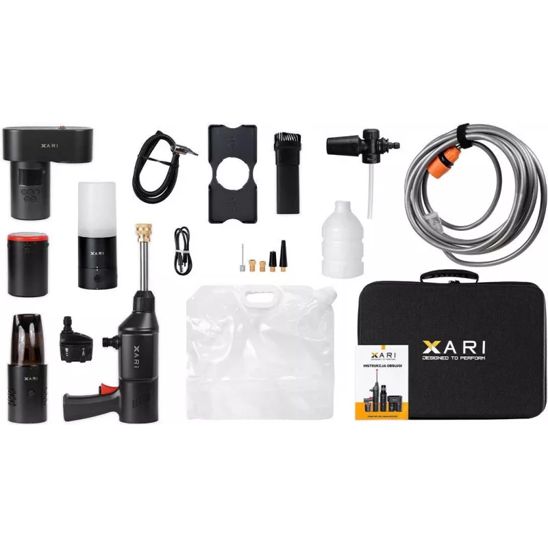 XARI Smart Kit XP2 Wireless Alarm System Set with PIR Motion Sensor, Door/Window Contact, 2 Remote Controls, Wi-Fi & GSM, 99 Zones, 85dB Siren, LCD Display