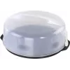 XAVAX Cake Dome with Carrying Handle, Transparent/Anthracite, 34 cm 111514