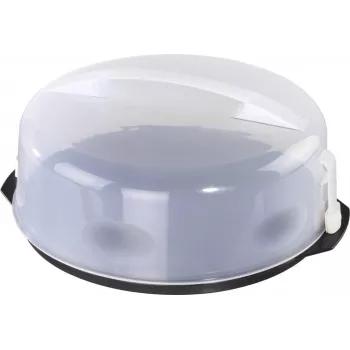 XAVAX Cake Dome with Carrying Handle, Transparent/Anthracite, 34 cm 111514