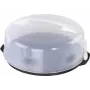 XAVAX Cake Dome with Carrying Handle, Transparent/Anthracite, 34 cm 111514