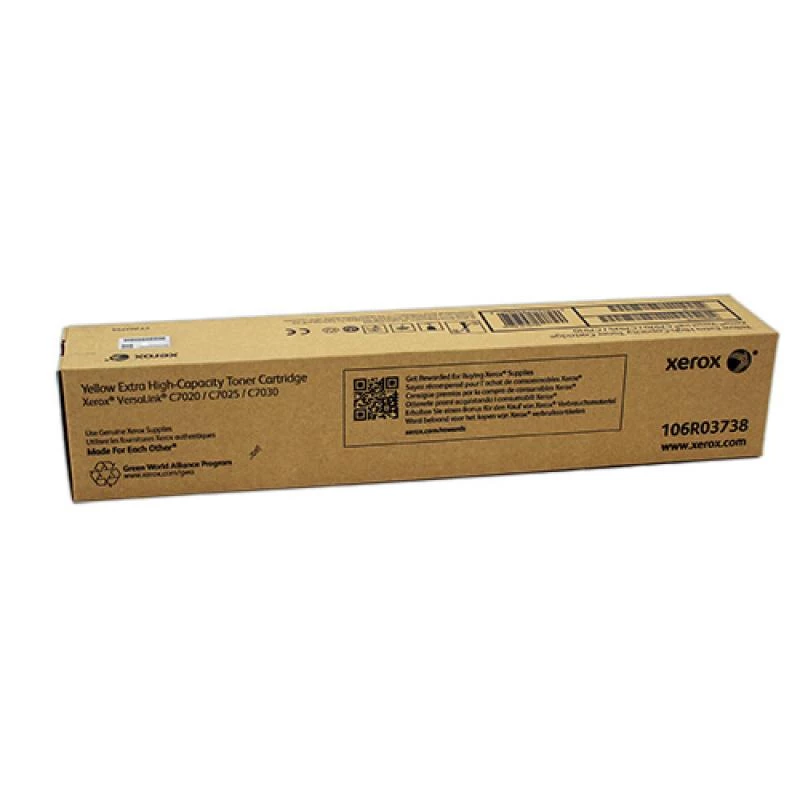 Xerox Original Toner Cartridge Yellow (106R03738) for VersaLink C7020/C7025/C7030 - 16,500 Pages