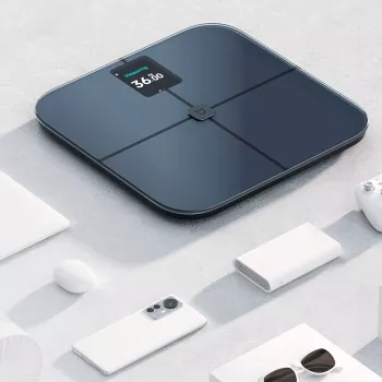 Xiaomi Body Composition Scale S400 PRO Smart Bathroom Scale with 25 Health Metrics, Dual-Frequency BIA, Bluetooth 5.0, Hidden LED Display, Baby & Object Weighing Modes