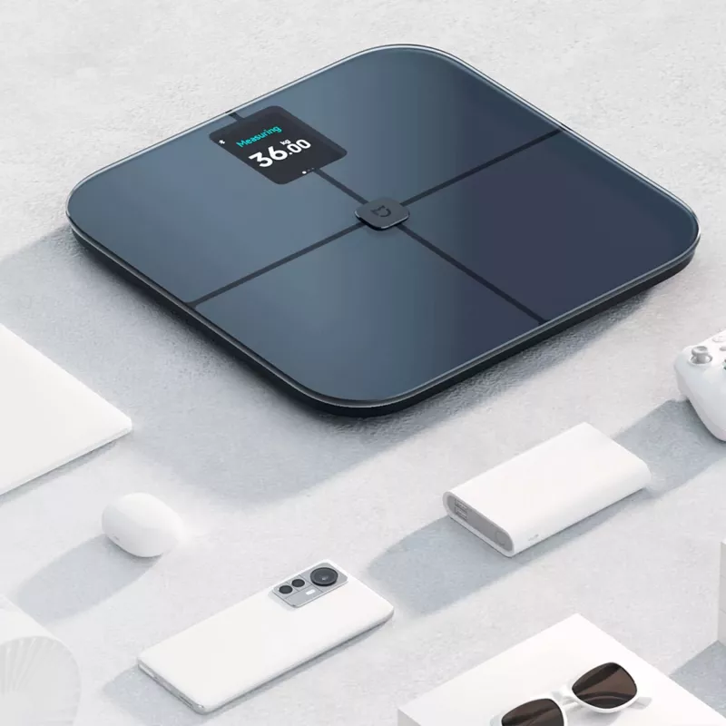 Xiaomi Body Composition Scale S400 PRO Smart Bathroom Scale with 25 Health Metrics, Dual-Frequency BIA, Bluetooth 5.0, Hidden LED Display, Baby & Object Weighing Modes