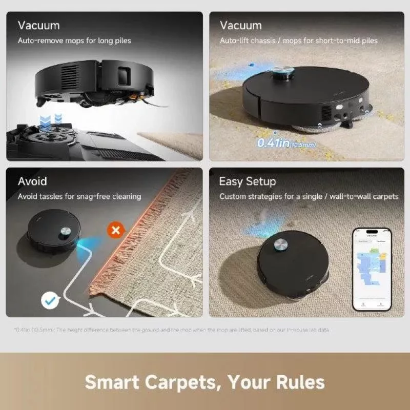 Xiaomi Dreame X60 Ultra Robot Vacuum Cleaner Black