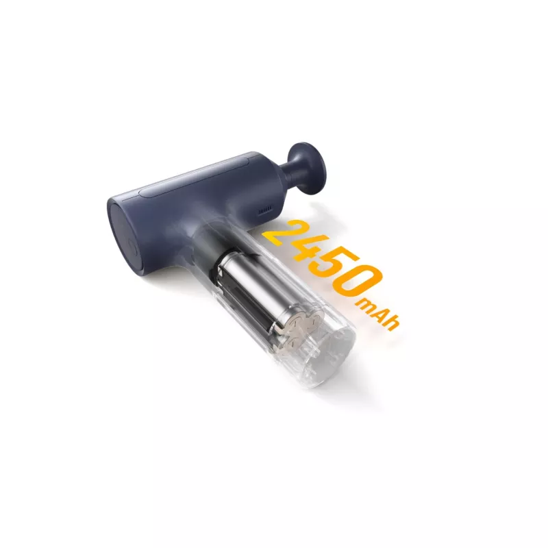Xiaomi Massage Gun 2 Brushless Deep Tissue Percussion Massager with 3 Heads, USB-C, 2500mAh, Up to 5h Runtime, 3 Speeds, 10mm Amplitude, 120N Stall Force, Low Noise <45dB, PC+Glass Fiber Body