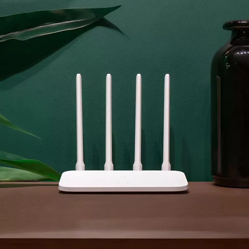 Xiaomi Mi Router 4C White 300Mbps Wi-Fi 4 Wireless Router, 4 Antennas, 2 LAN + 1 WAN, MediaTek MT7628DA, Mi WiFi App