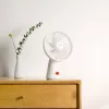 Xiaomi Rechargeable Mini Fan BHR6089GL 2000mAh USB Portable Handheld Fan with Detachable Base, 4 Speeds, Brushless Motor, White