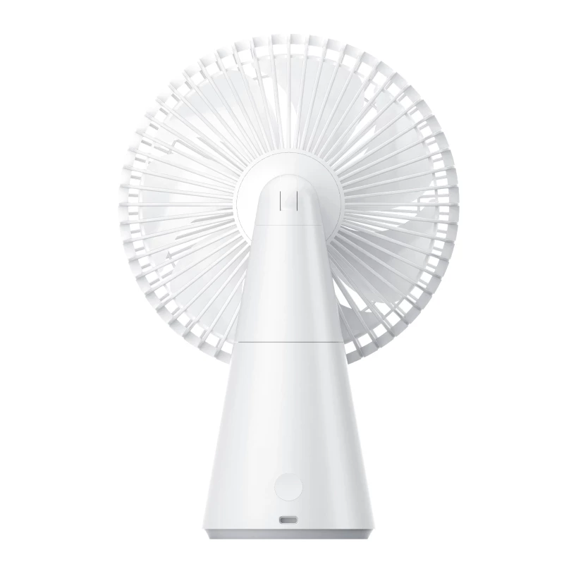 Xiaomi Rechargeable Mini Fan BHR6089GL 2000mAh USB Portable Handheld Fan with Detachable Base, 4 Speeds, Brushless Motor, White