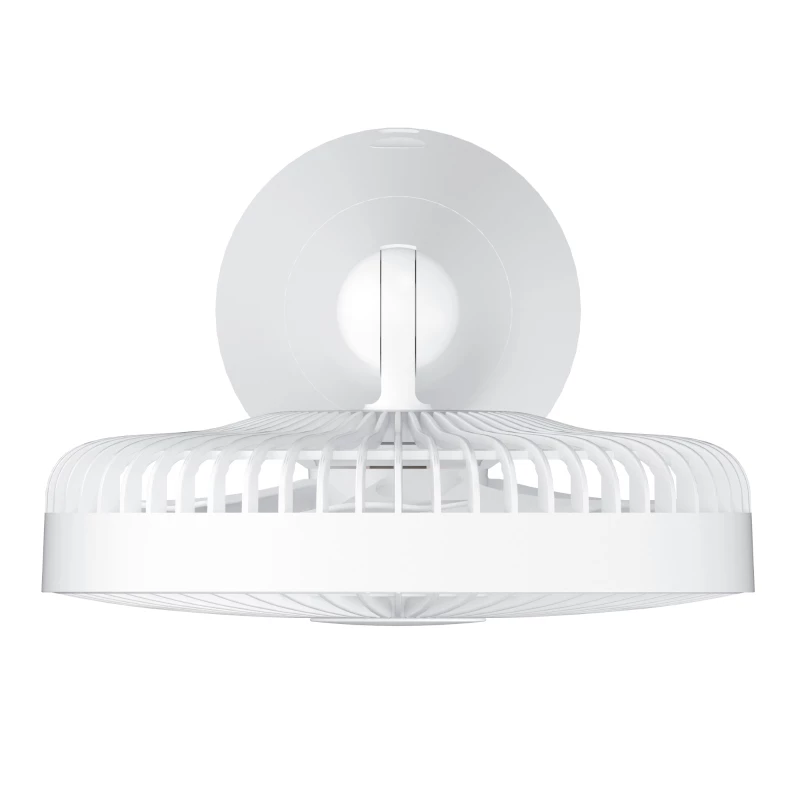 Xiaomi Rechargeable Mini Fan BHR6089GL 2000mAh USB Portable Handheld Fan with Detachable Base, 4 Speeds, Brushless Motor, White