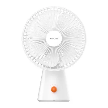 Xiaomi Rechargeable Mini Fan BHR6089GL 2000mAh USB Portable Handheld Fan with Detachable Base, 4 Speeds, Brushless Motor, White