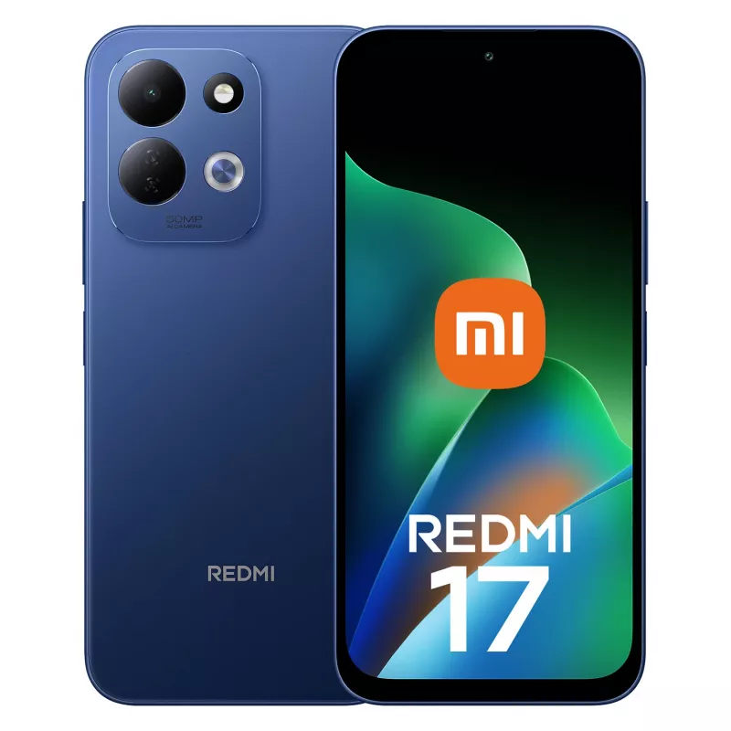 Xiaomi Redmi 17 4G Dual SIM 4GB RAM 128GB Deep Blue Smartphone