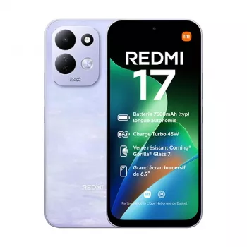 Xiaomi Redmi 17 4GB RAM 128GB Storage Dual SIM 4G LTE Lavender Purple NFC Android Smartphone