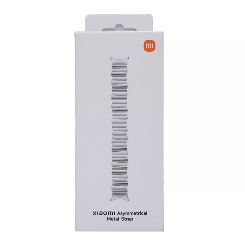 Xiaomi Smart Band 10 Asymmetrical Metal Strap – Silver