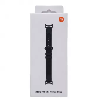 Xiaomi Smart Band 10 Knitted Silk Strap - Ebony Black