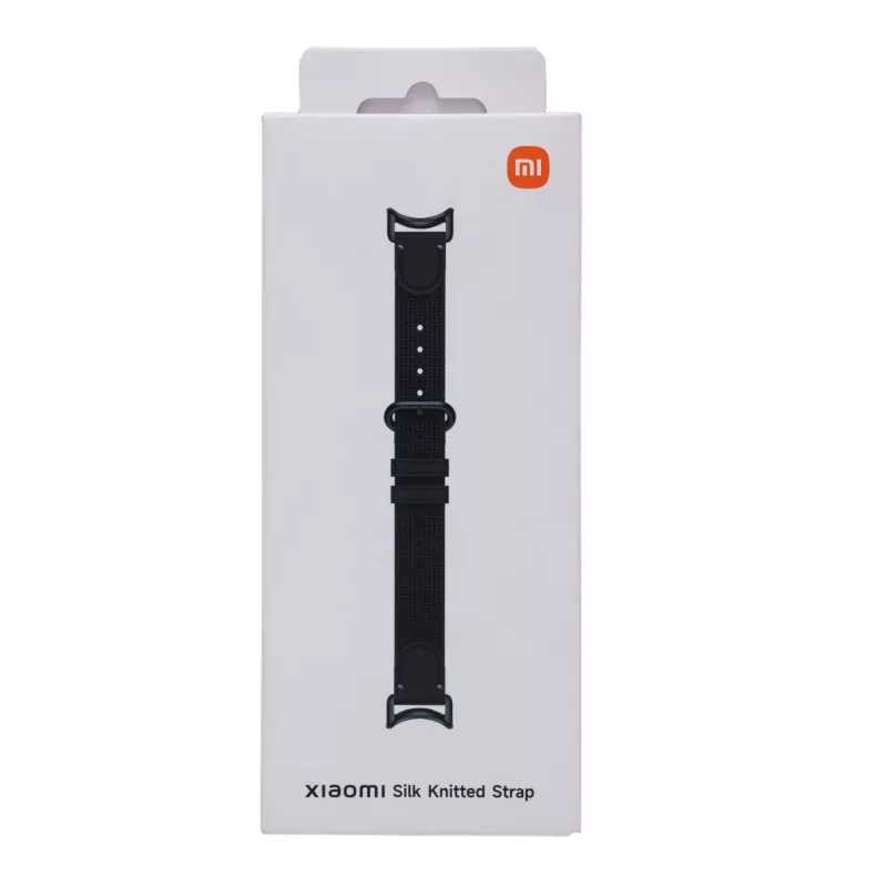 Xiaomi Smart Band 10 Knitted Silk Strap - Ebony Black