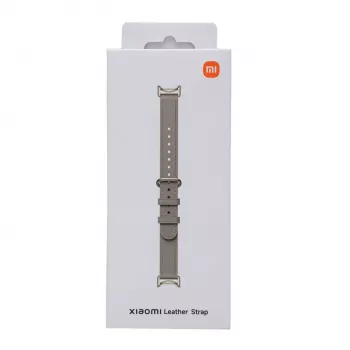 Xiaomi Smart Band 10 Leather Strap - Grey