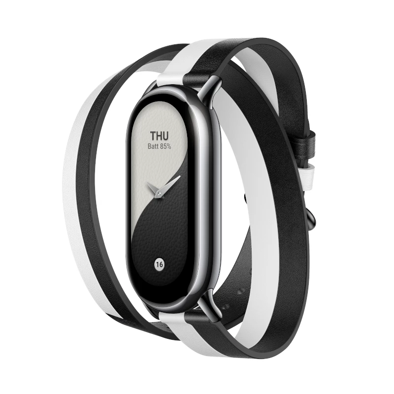 Xiaomi Smart Band 8 Double Wrap Strap - Black and White