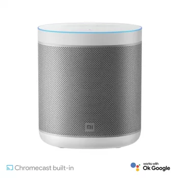 Xiaomi Smart Speaker with Google Assistant, Chromecast, IR Remote and LED Clock - Black