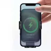 XO Car Holder WX027 with Wireless Inductive Charger Black 15W with Suction Cup