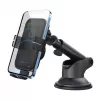 XO Car Holder WX027 with Wireless Inductive Charger Black 15W with Suction Cup