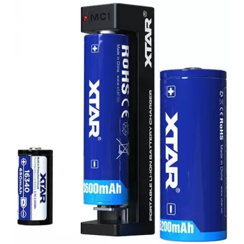 XTAR MC1 USB-C Single-Slot Li-ion Battery Charger