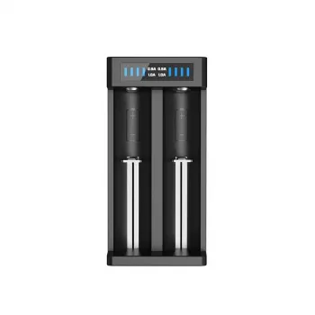 XTAR MC2+ 2-Slot USB Li-ion Battery Charger for 10440 to 26650 Cells