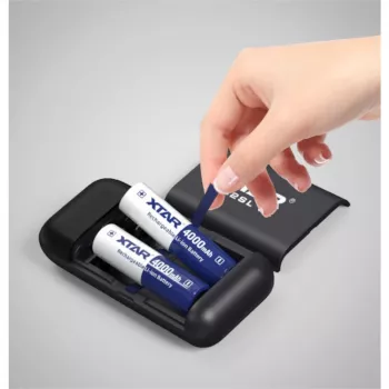 XTAR PB2SLV2 18650 Battery Charger and Power Bank with USB-C PD3.0 & QC3.0