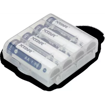 XTAR R6 AA 1.5V Li-ion 2000mAh Rechargeable Batteries (4-Pack)