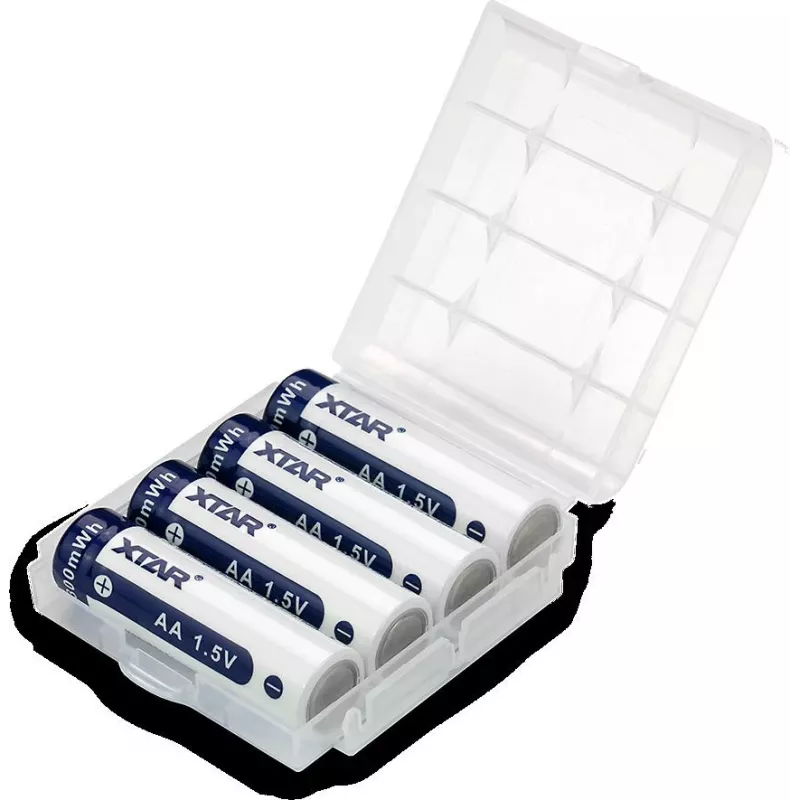 XTAR R6 AA 1.5V Li-ion 2000mAh Rechargeable Batteries (4-Pack)