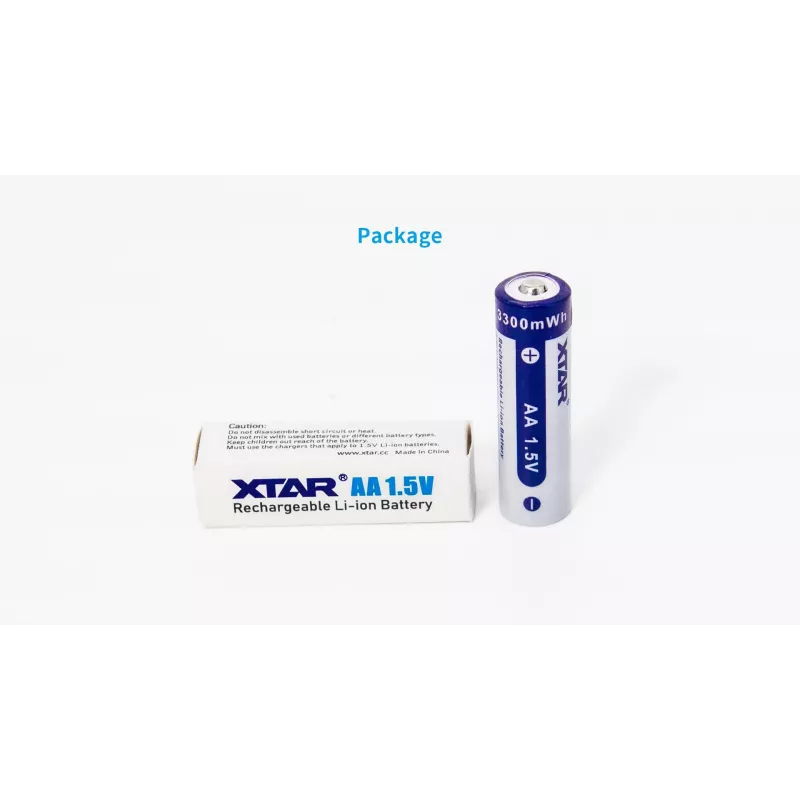 XTAR R6 AA 1.5V Li-ion 2000mAh Rechargeable Batteries (4-Pack)