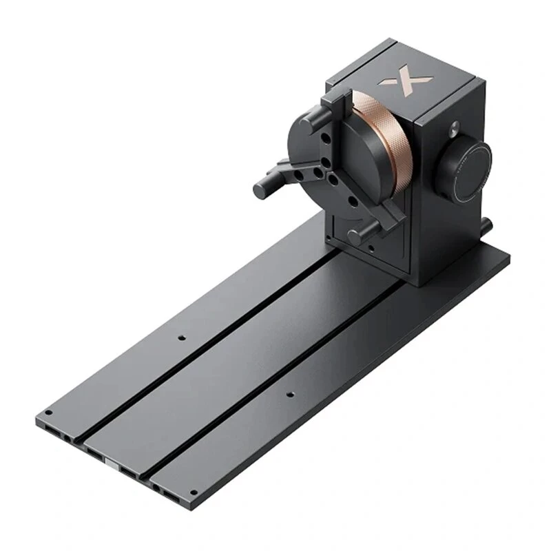 XTOOL RA3 Lite Rotating Adapter – 4-in-1 Rotary Attachment for xTool Laser Engravers (Chuck, Roller, Ring, Sphere)