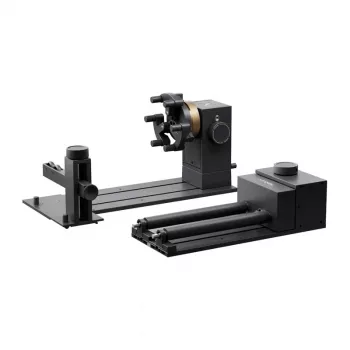 XTOOL RA3 Lite Rotating Adapter – 4-in-1 Rotary Attachment for xTool Laser Engravers (Chuck, Roller, Ring, Sphere)
