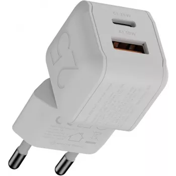 Xtorm NextGen GaN3 Ultra 25W USB-C & USB-A Wall Charger – White XECNG250